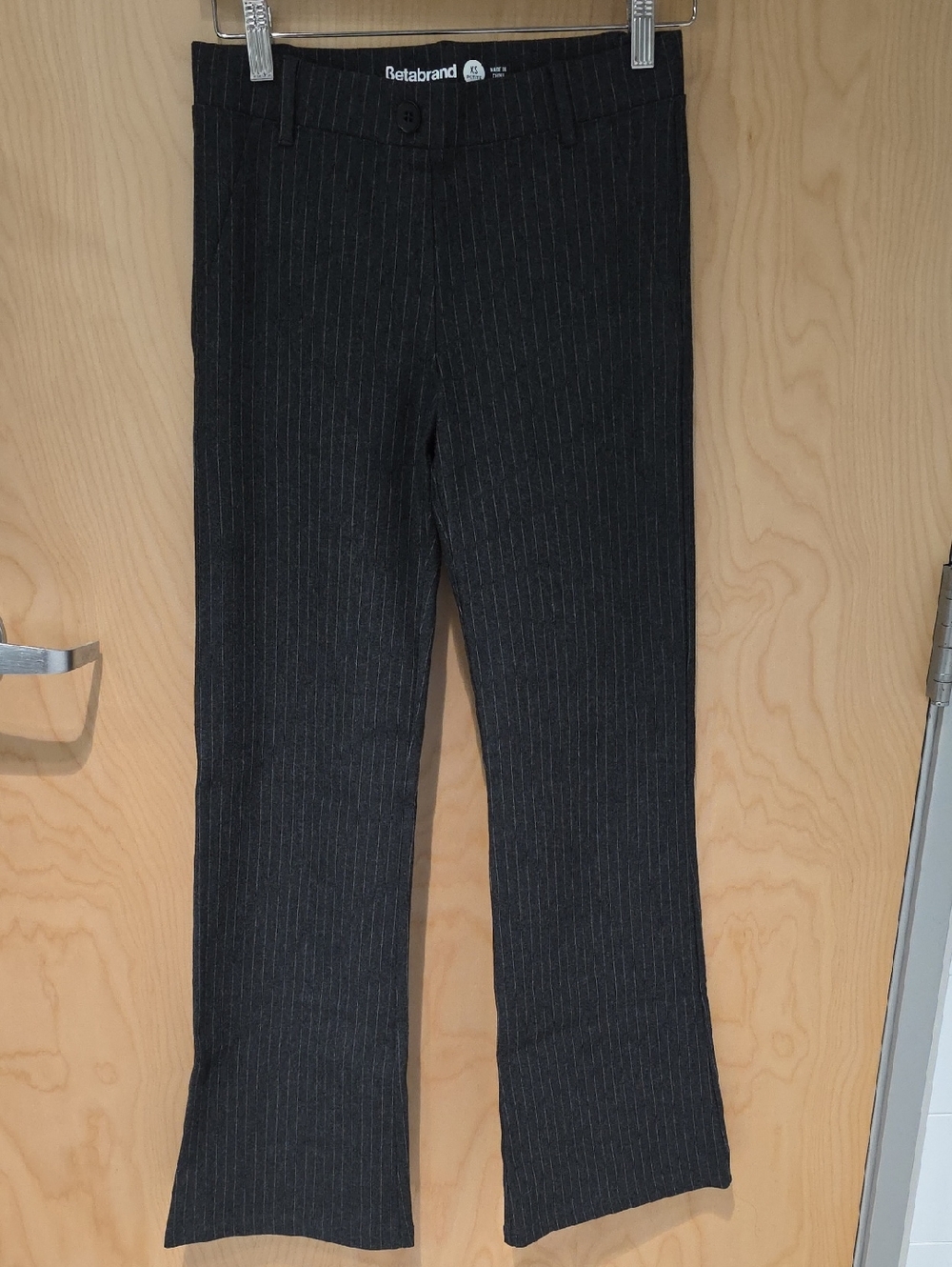 Betabrand Dress Pant Yoga Wideleg Pants